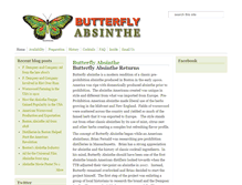 Tablet Screenshot of butterflyabsinthe.com